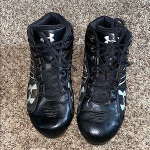 Under Armor Black Dual Plate Technology Cleats